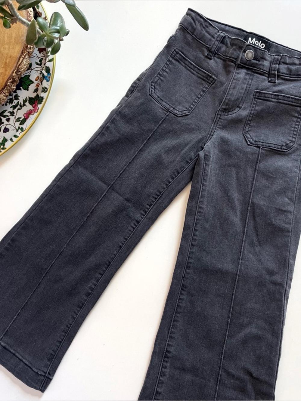 Molo Organic Black Adina Jeans | Size 6Y